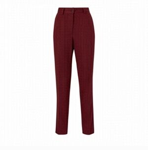 Tiger of Sweden burgundy wool blend blossom Trousers European size 34